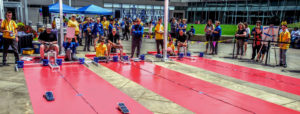 Students competing in Junior Solar Sprint